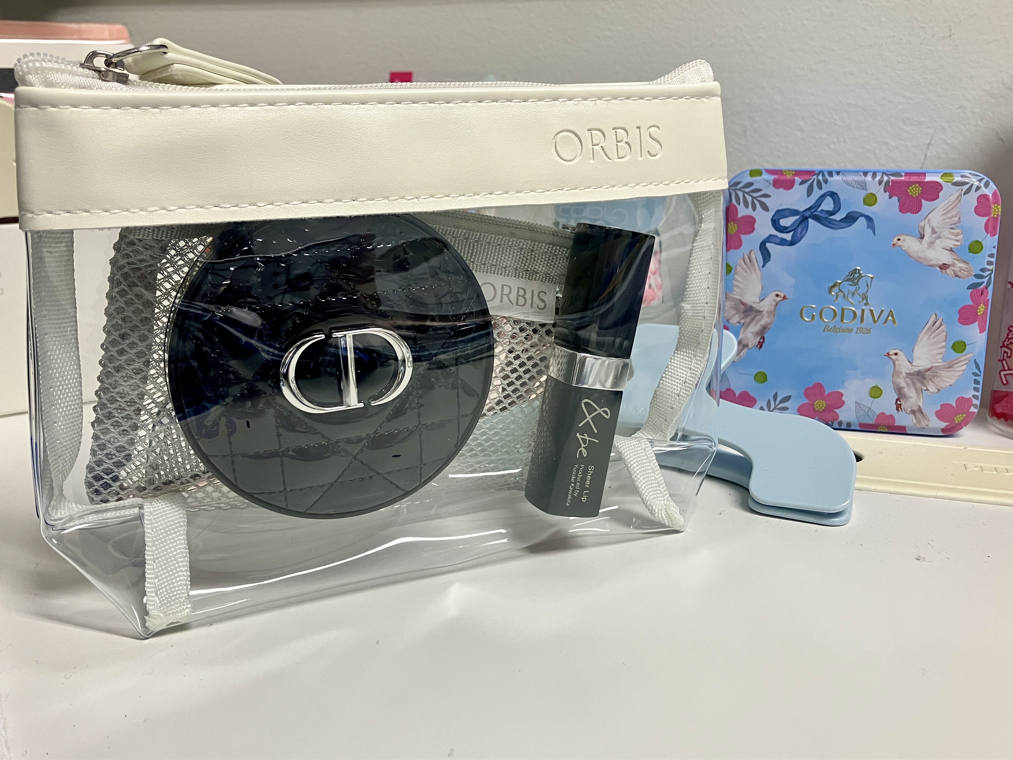 ディオールスキン フォーエヴァー クッション ケース グロッシー カナージュ/Dior/その他化粧小物を使ったクチコミ（2枚目）