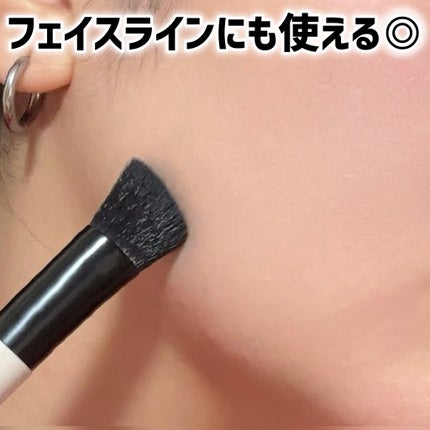 コンパクトブラシ/CEZANNE/メイクブラシを使ったクチコミ(4枚目)