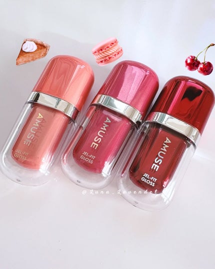 ジェルフィットグロス/AMUSE/リップグロスを使ったクチコミ(3枚目)