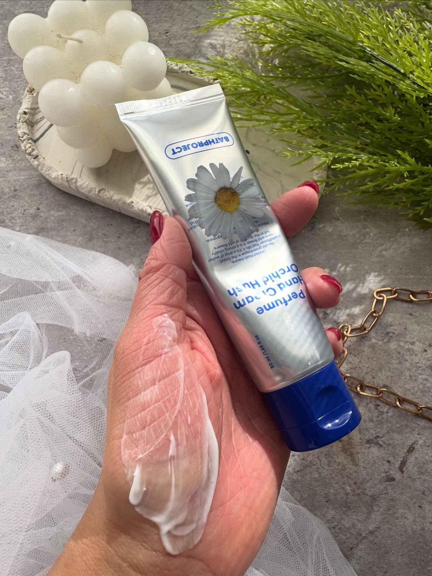 パフュームハンドクリーム オーキッドハッシュ/BATH PROJECT/ハンドクリームを使ったクチコミ(4枚目)