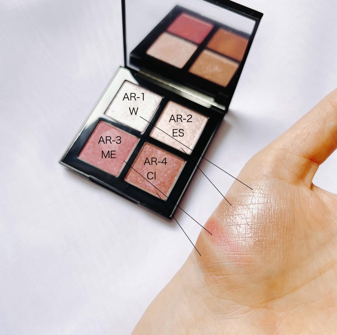 アイスカルプト/shu uemura/アイシャドウパレットを使ったクチコミ（3枚目）