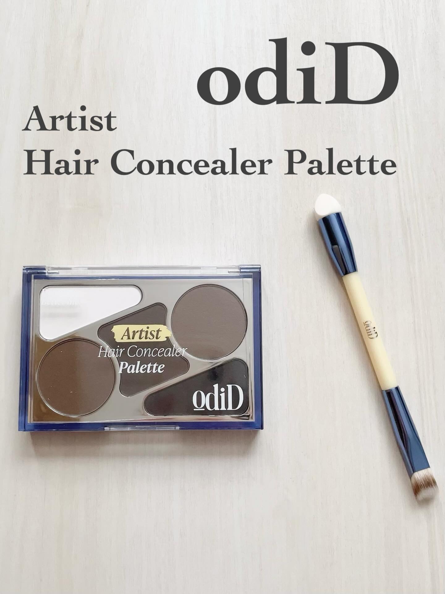  ヘアコンシーラーパレット&アーティスト デュアルブラシ/odiD/その他スタイリングを使ったクチコミ（1枚目）
