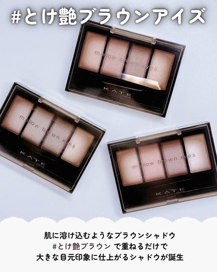 ケイト メロウブラウンアイズ/KATE/アイシャドウパレットを使ったクチコミ(2枚目)