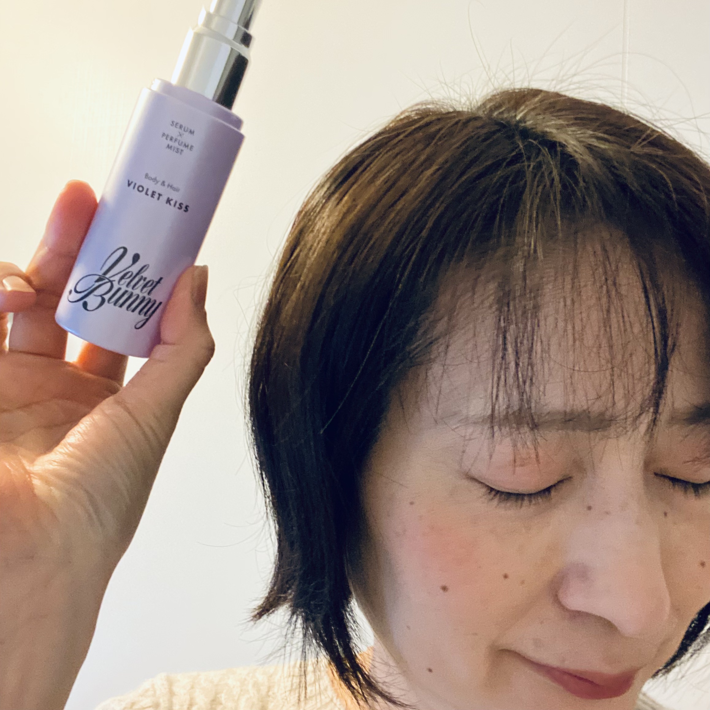 セラム X パフュームミスト VIOLET KISS/Velvet Bunny/香水(レディース)を使ったクチコミ（3枚目）