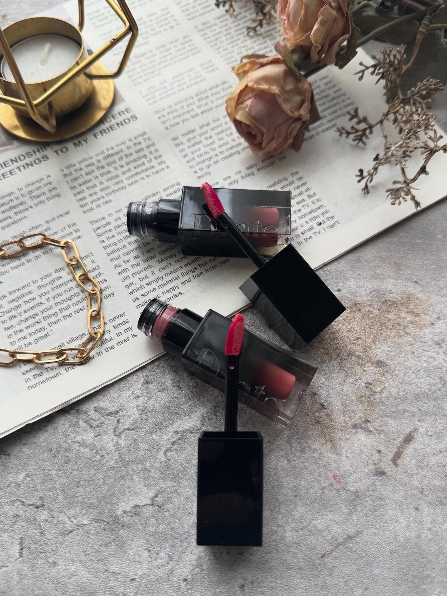 ブラーグロイリップティント/Dinto/リップティントを使ったクチコミ(2枚目)