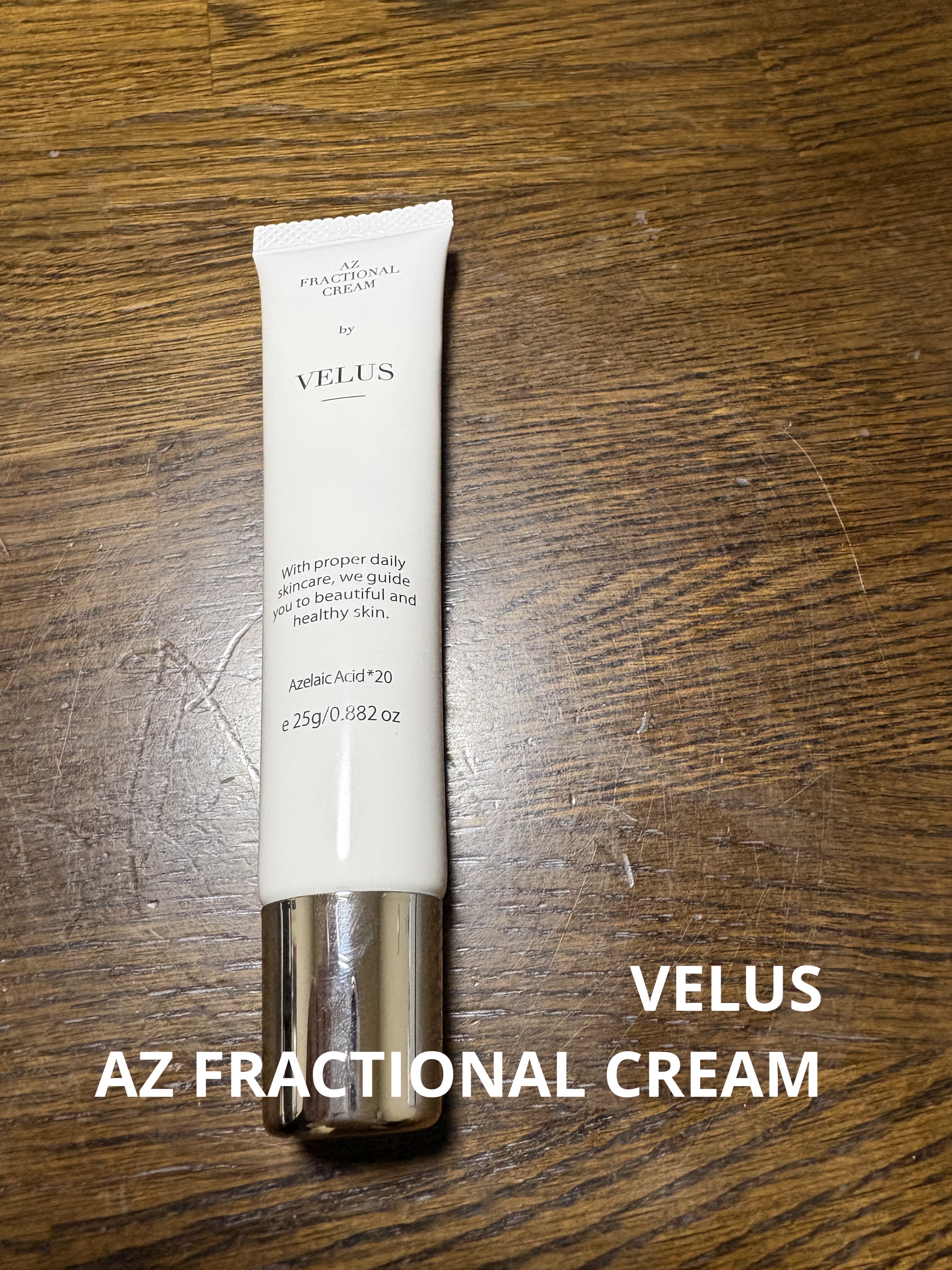 AZ FRACTIONAL CREAM/VELUS/フェイスクリームを使ったクチコミ（1枚目）