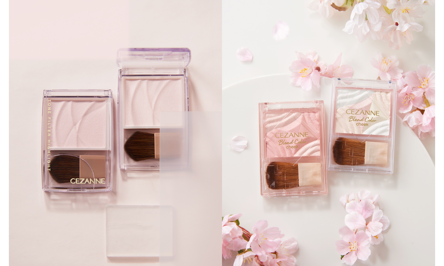 セザンヌのハイライトとチークに新色が登場のサムネイル