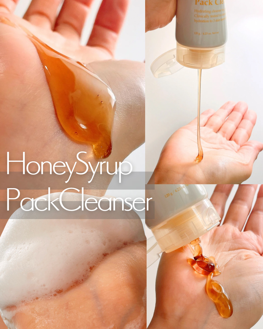 ハニーシロップパッククレンザー/I'm from/洗顔フォームを使ったクチコミ（3枚目）