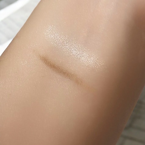 KM ダブルエンド涙袋メーカー/DAISO/スティックアイシャドウを使ったクチコミ（2枚目）