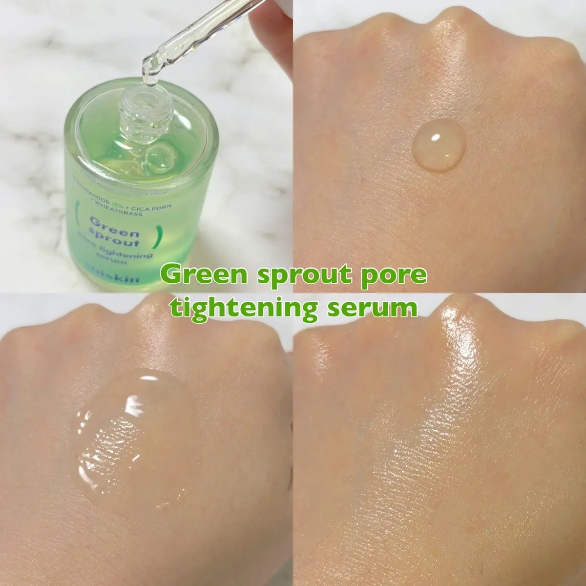 若芽ポアタイトニングセラム/suiskin/美容液を使ったクチコミ（2枚目）