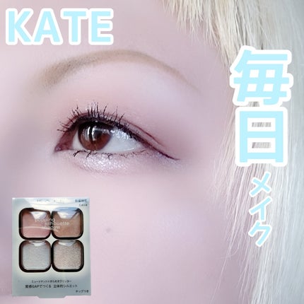 ケイト ポッピングシルエットシャドウ/KATE/アイシャドウパレットを使ったクチコミ(1枚目)