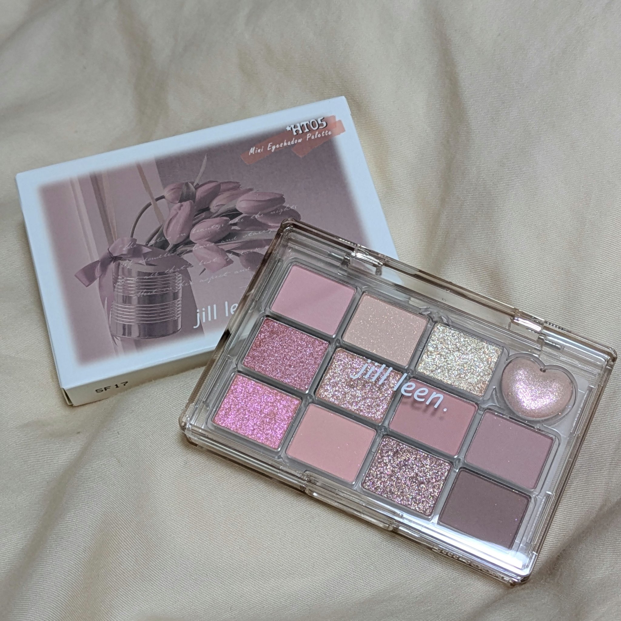 シャイニング12色ミニアイシャドウパレット HT05/jill leen./アイシャドウパレットを使ったクチコミ（1枚目）