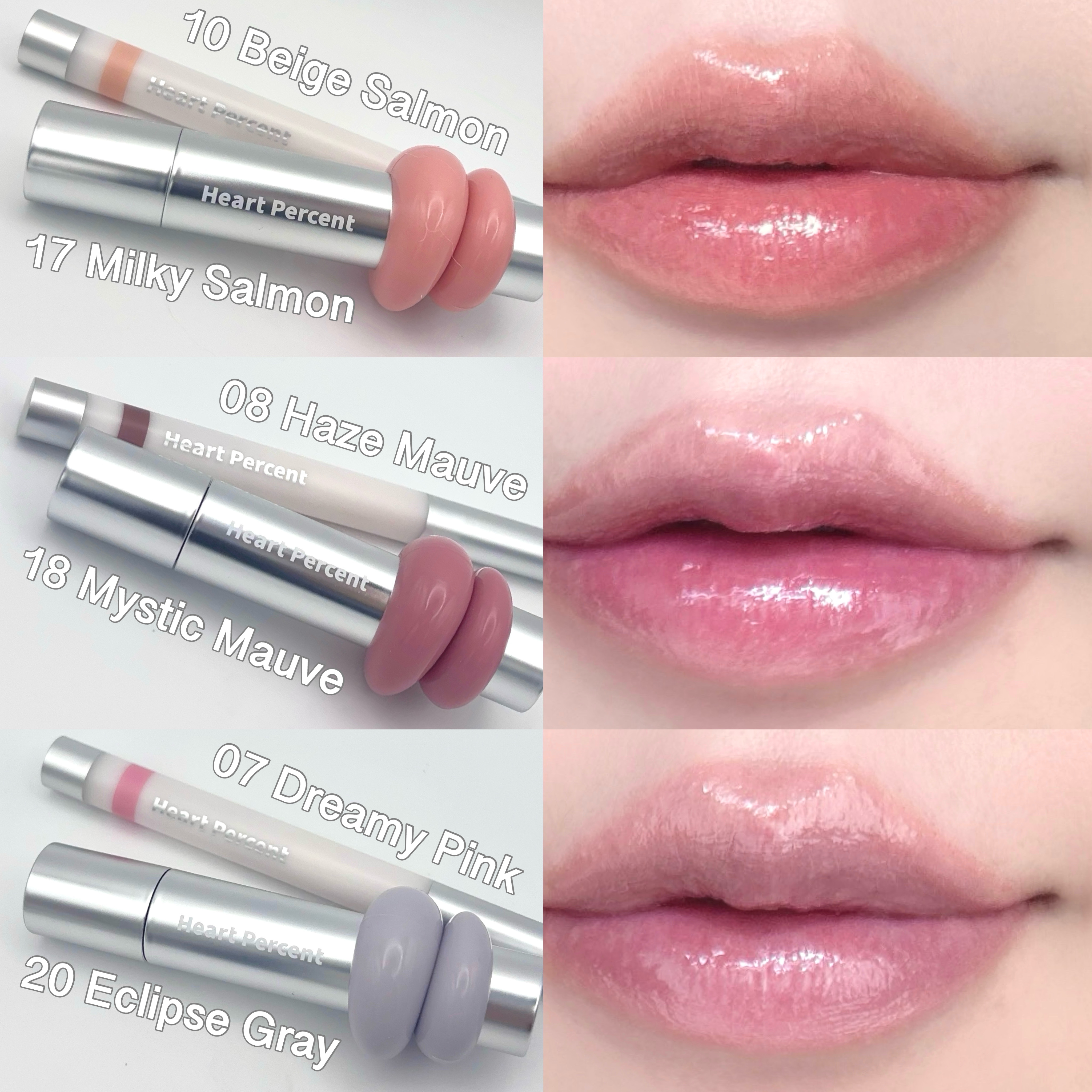 ドットオンムードワンウェイグロイティント/Heart Percent/リップティントを使ったクチコミ（3枚目）