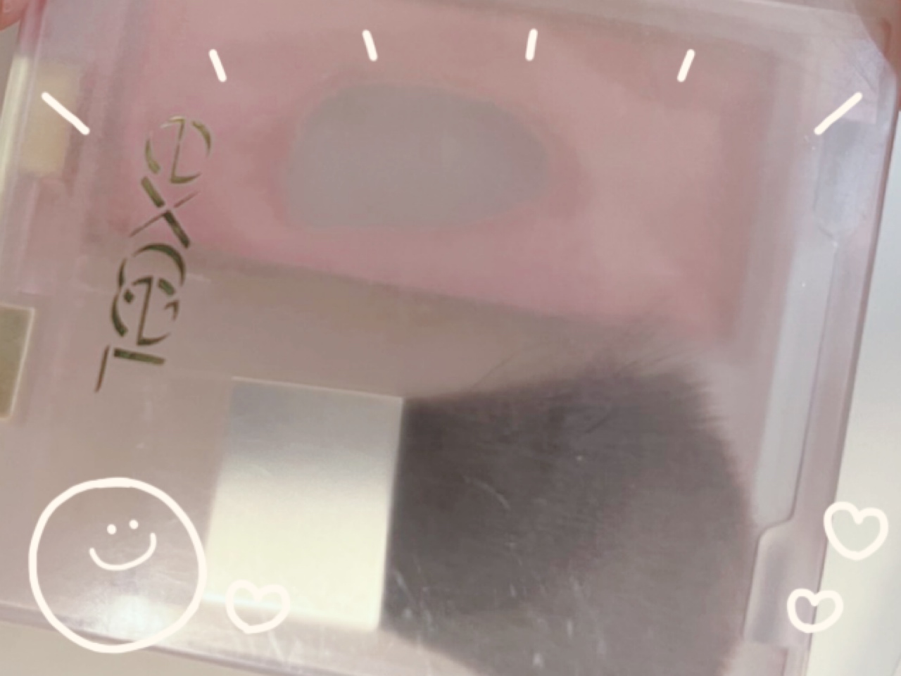 シームレストーン ブラッシュ SB03 ミモレット/excel/パウダーチークを使ったクチコミ（1枚目）