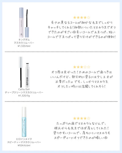 ヒロインメイクSP スピーディーマスカラリムーバー/ヒロインメイク/ポイントメイクリムーバーを使ったクチコミ(3枚目)