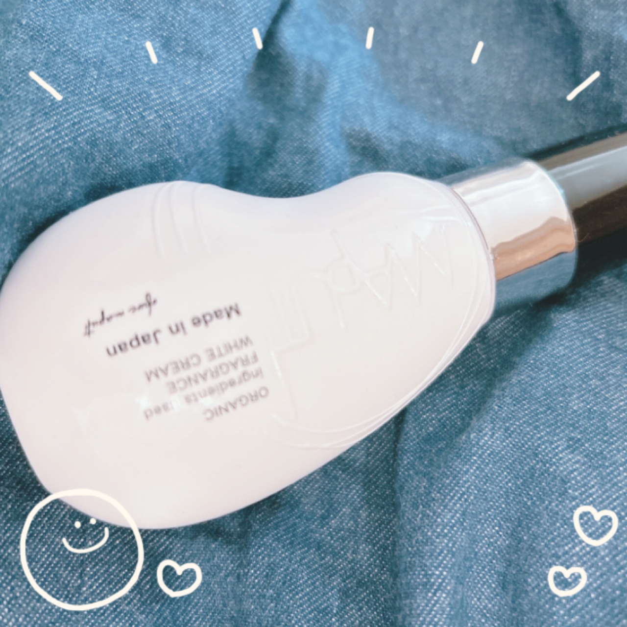 オーガニックフレグランスホワイトクリーム/MAPUTI/デリケートゾーンケアを使ったクチコミ（1枚目）