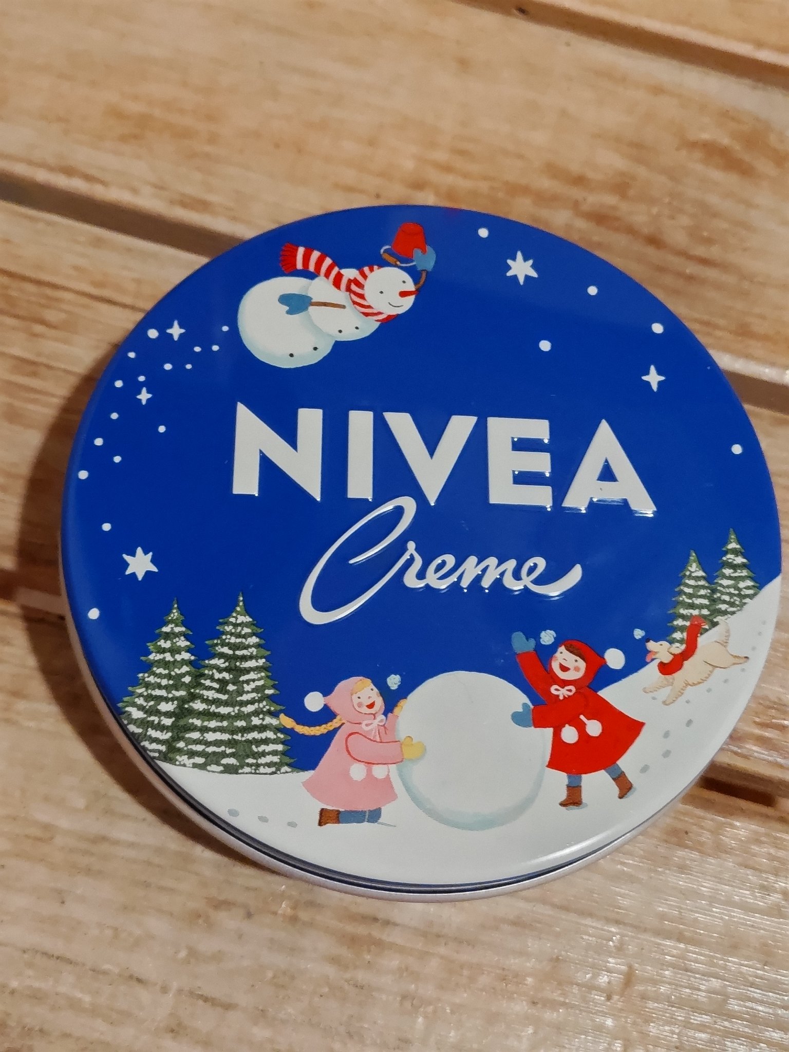 ニベアクリーム 限定デザイン 缶(生産終了）/ニベア/ボディクリームを使ったクチコミ（1枚目）