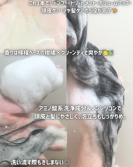 オールインワンシャンプー/noiry/市販シャンプーを使ったクチコミ(2枚目)