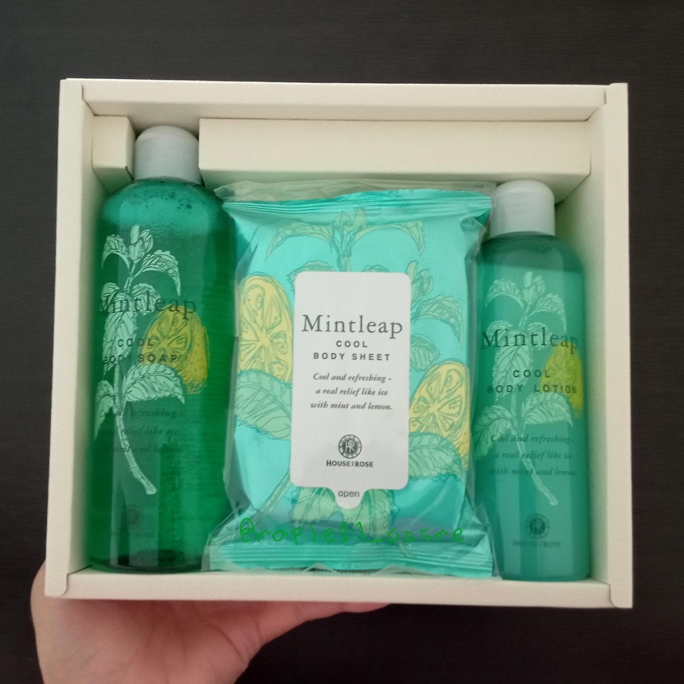 ミントリープ クール ボディシート/ハウス オブ ローゼ/ボディシートを使ったクチコミ(1枚目)