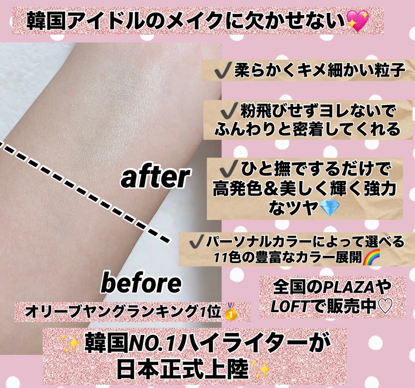 MINI HIGHLIGHTER/Ofra Cosmetics/パウダーハイライトを使ったクチコミ(2枚目)