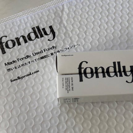 グロウジェルティント/fondly/リップティントを使ったクチコミ(1枚目)