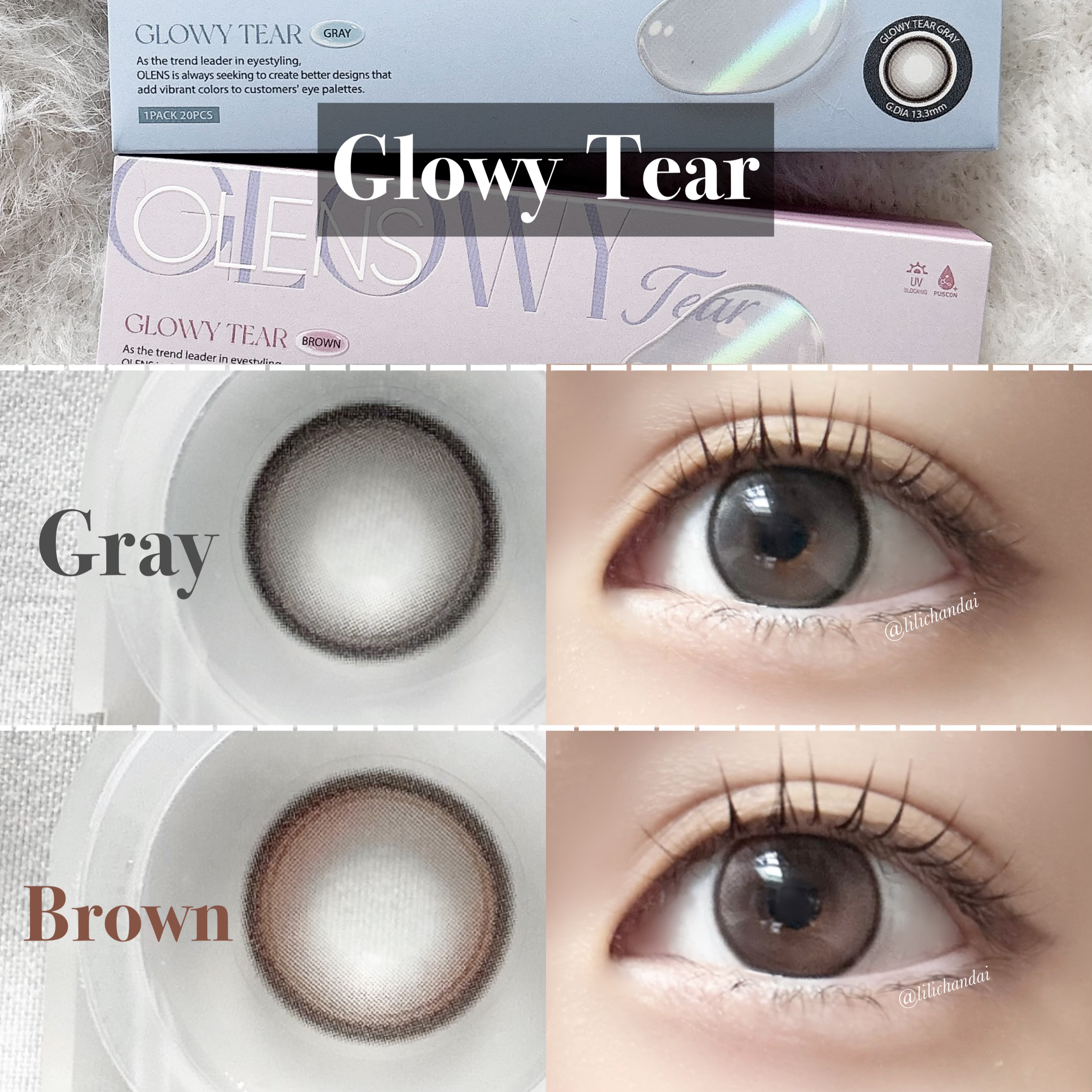 Double Tint 1day/OLENS/カラーコンタクトレンズを使ったクチコミ（3枚目）