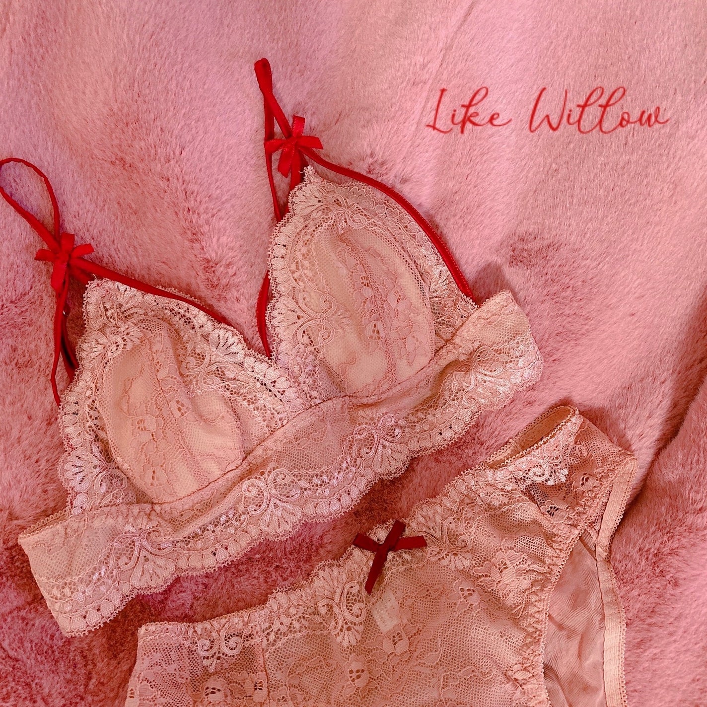 【Goddess Series】 大人可愛い総レースブラ&ショーツセット/LikeWillow/その他を使ったクチコミ(1枚目)