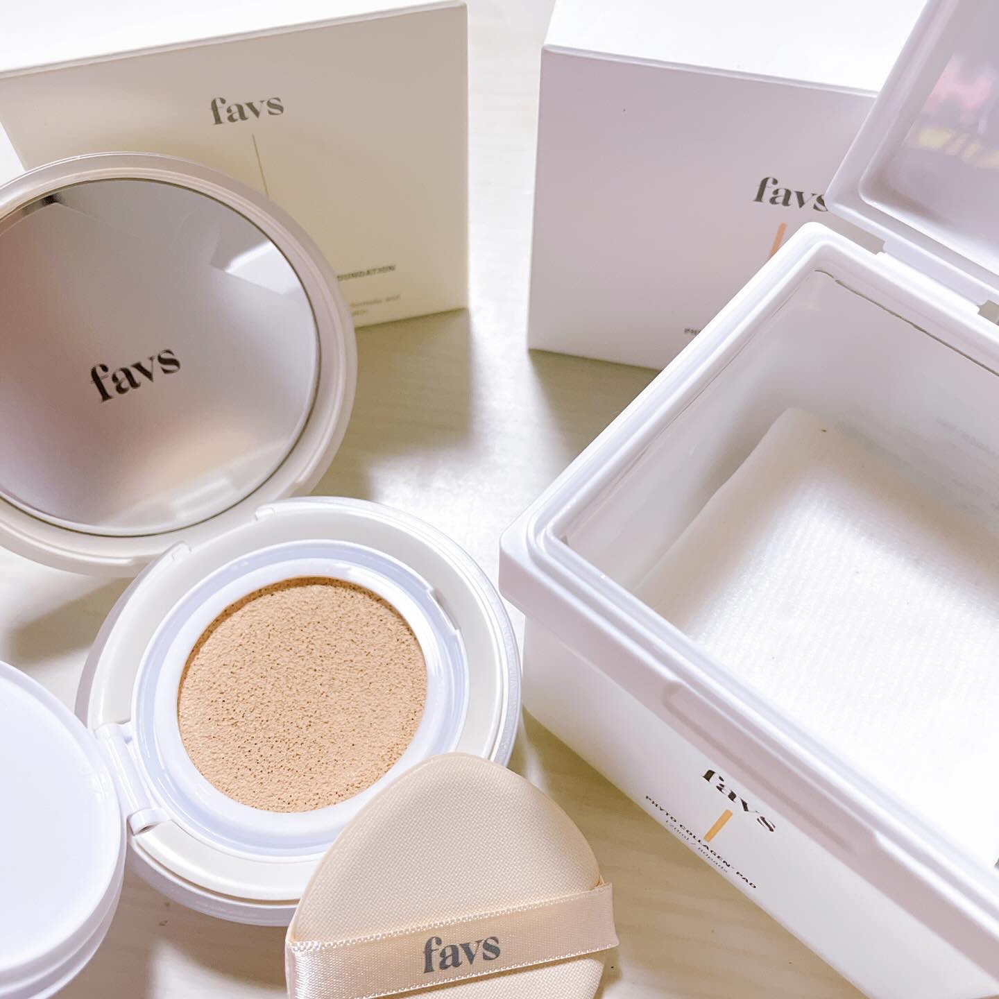 カーミンググロウアップクッションファンデーション/favs/リキッドファンデーションを使ったクチコミ（1枚目）