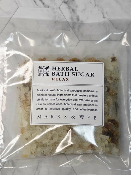 ハーバルバスシュガー リラックス/MARKS&WEB/無機塩系入浴剤を使ったクチコミ(1枚目)