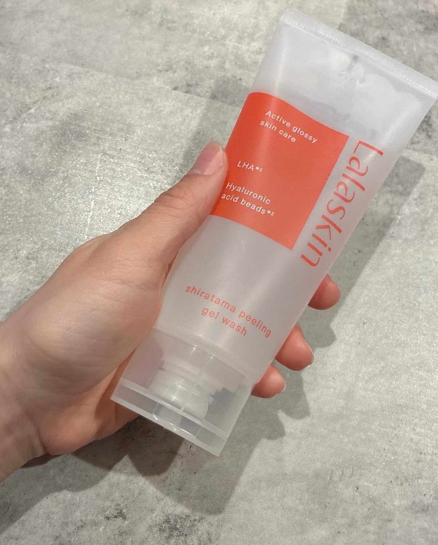 白玉ピーリングジェル洗顔/Lalaskin/その他洗顔料を使ったクチコミ(3枚目)