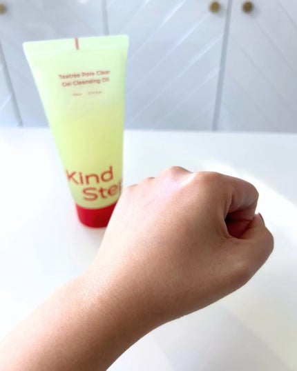 ティーツリージェルクレンジングオイル/KindStep/クレンジングジェルを使ったクチコミ(5枚目)