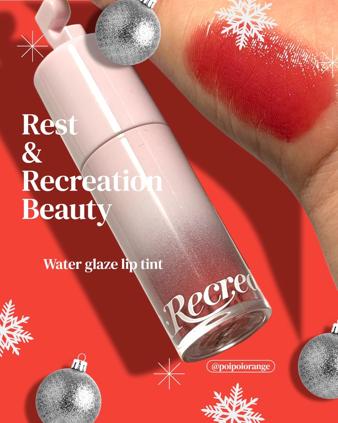 ウォーターグレーズリップティント/Rest & Recreation BEAUTY/リップティントを使ったクチコミ（2枚目）
