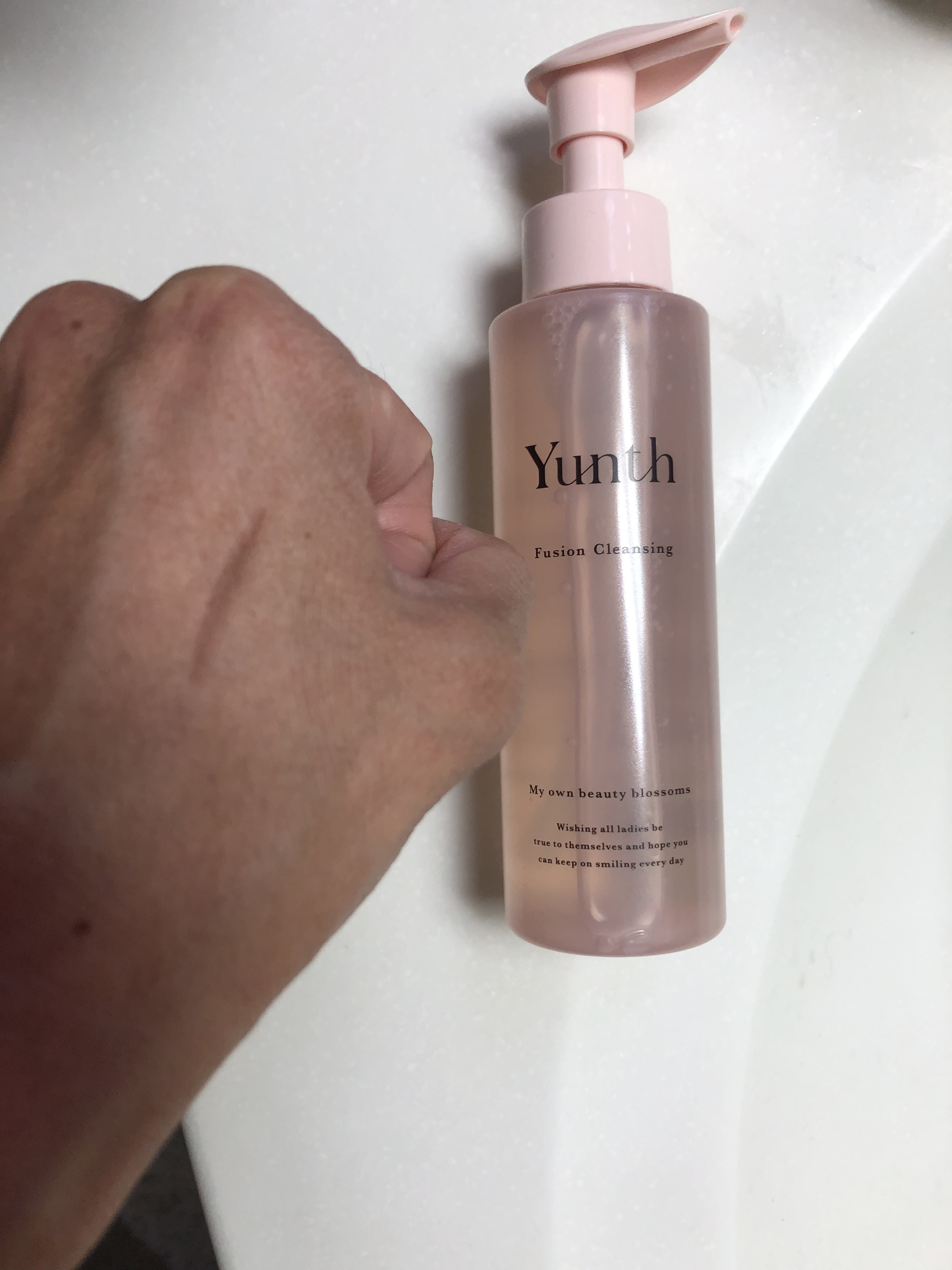 Yunth フュージョンクレンジング/Yunth/オイルクレンジングを使ったクチコミ（1枚目）