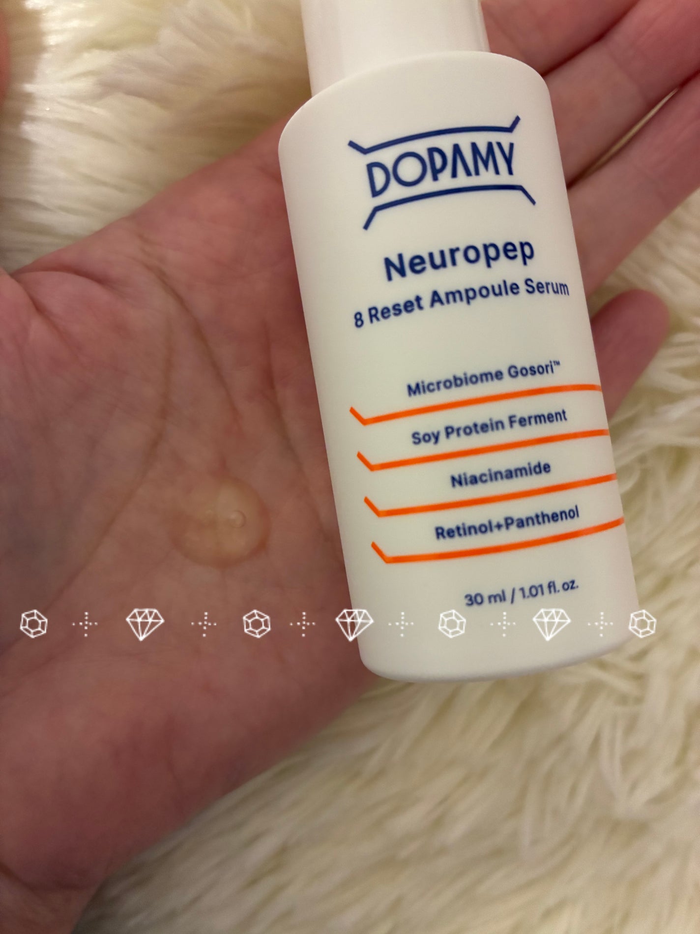Neuropep 8 Reset Ampoule Serum/DOPAMY/美容液を使ったクチコミ(3枚目)