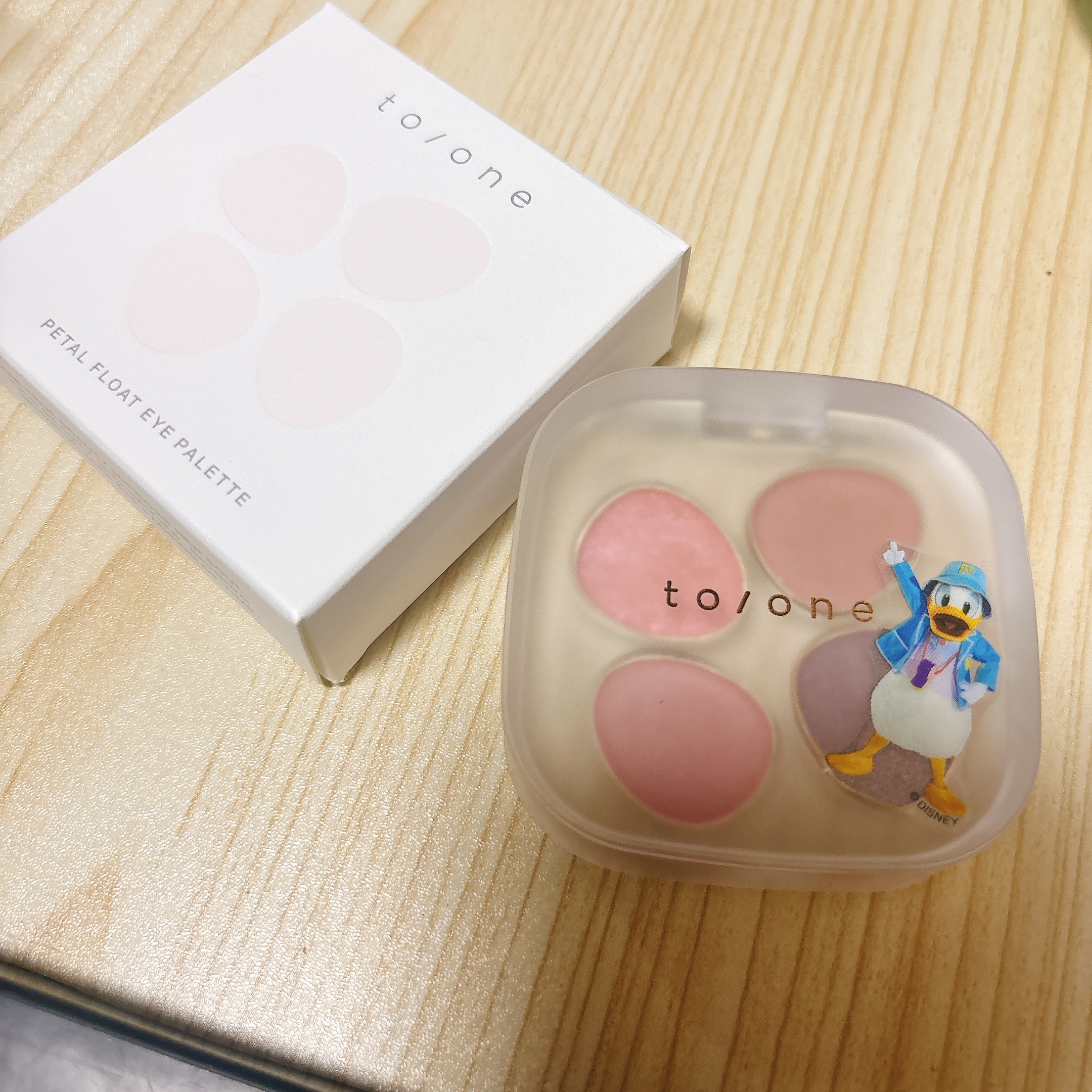 トーン ペタル フロート アイパレット 06 Pink Quartz/to/one/アイシャドウパレットを使ったクチコミ（1枚目）