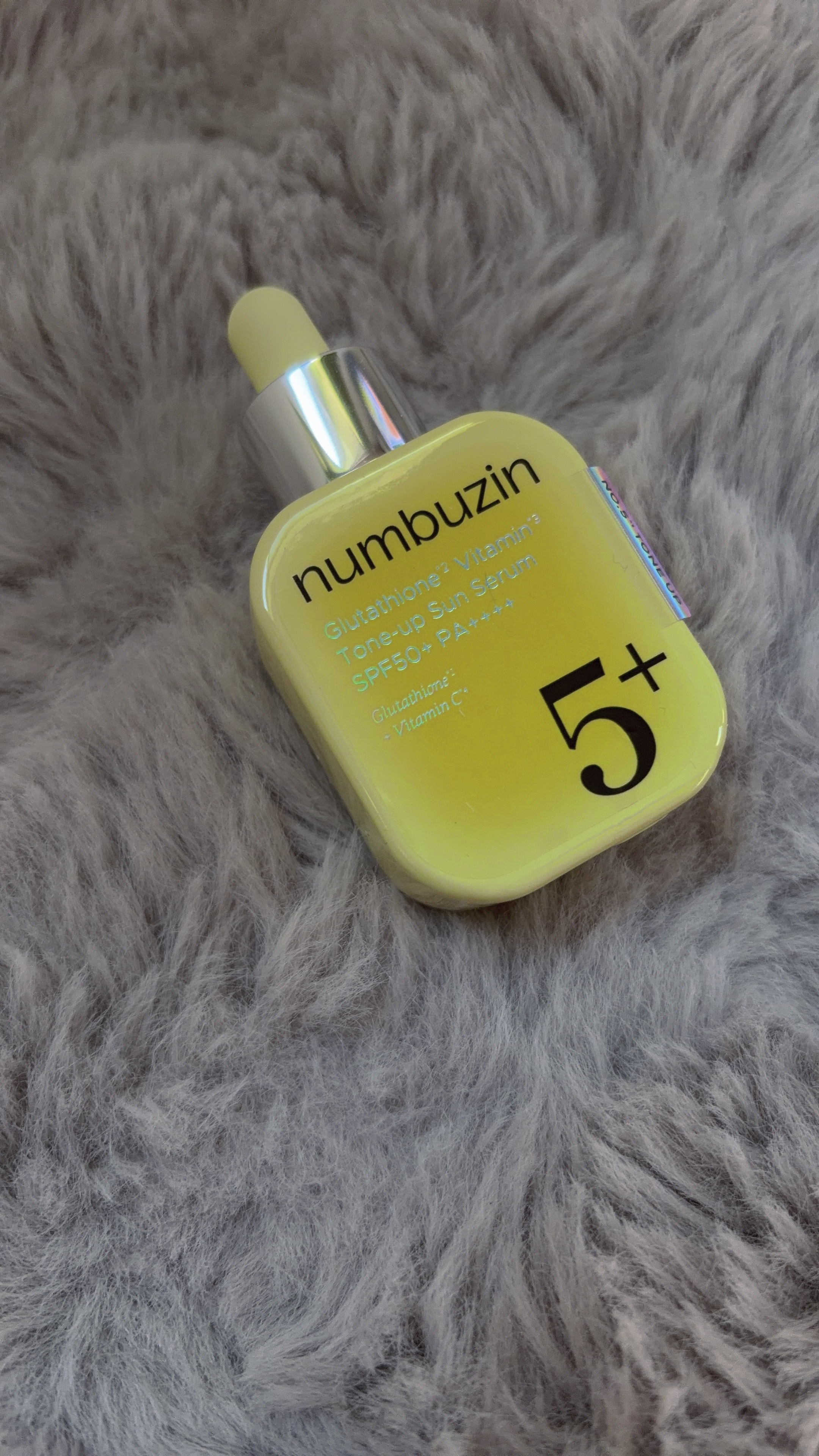 5番 白玉グルタチオンCトーンアップベース SPF50+ PA++++/numbuzin/化粧下地を使ったクチコミ（2枚目）