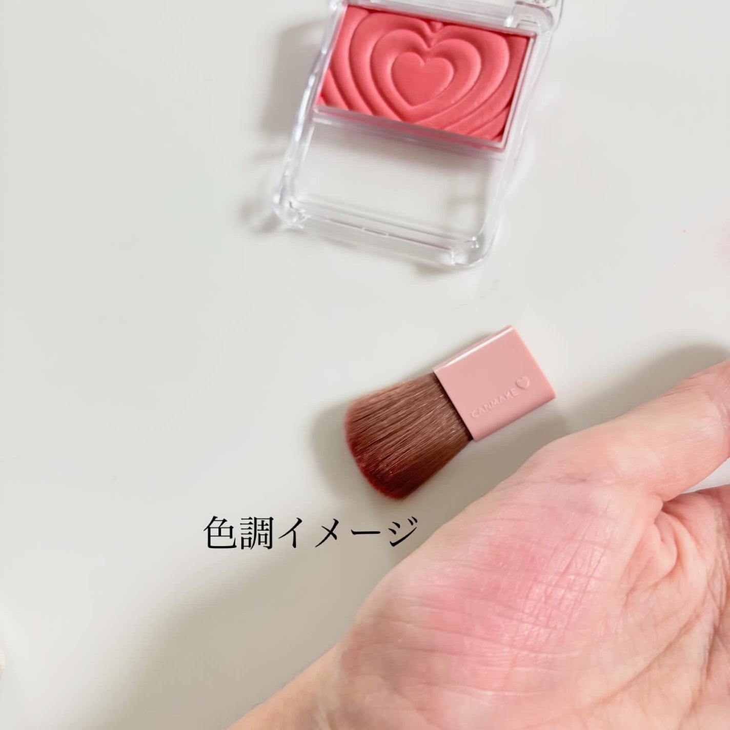 パウダーチークス/キャンメイク/パウダーチークを使ったクチコミ(4枚目)