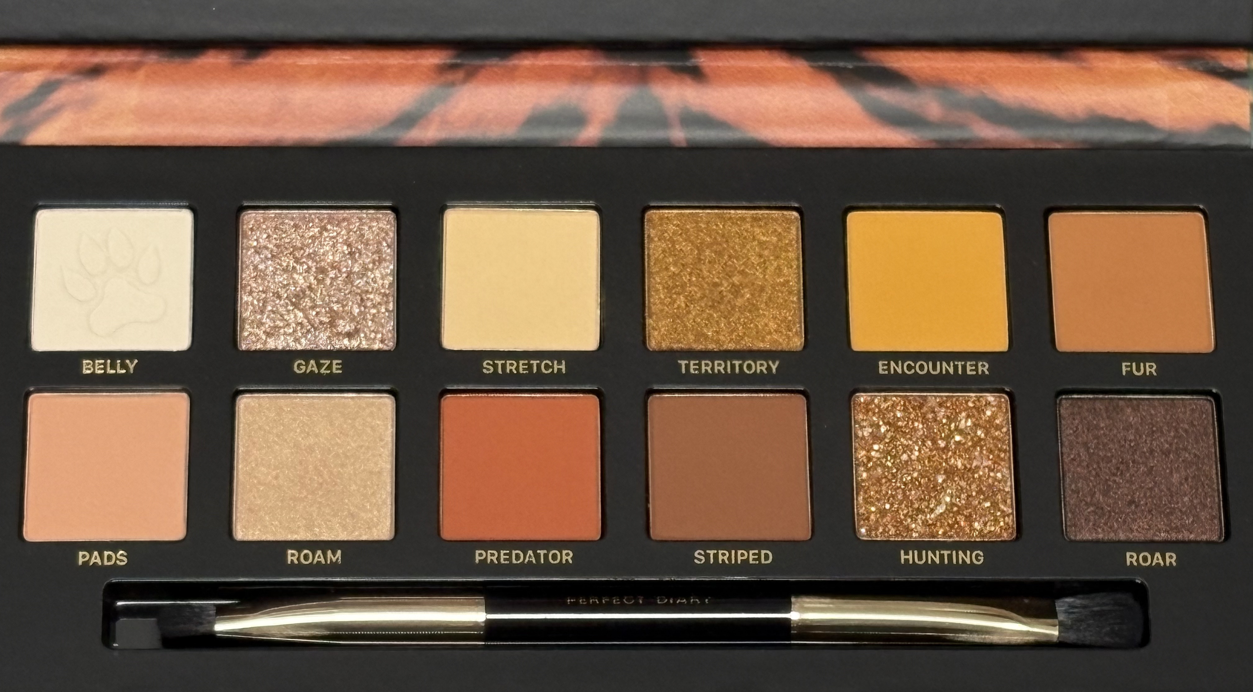 エクスプローラ12色 動物アイシャドウパレット/PERFECT DIARY/アイシャドウパレットを使ったクチコミ（2枚目）