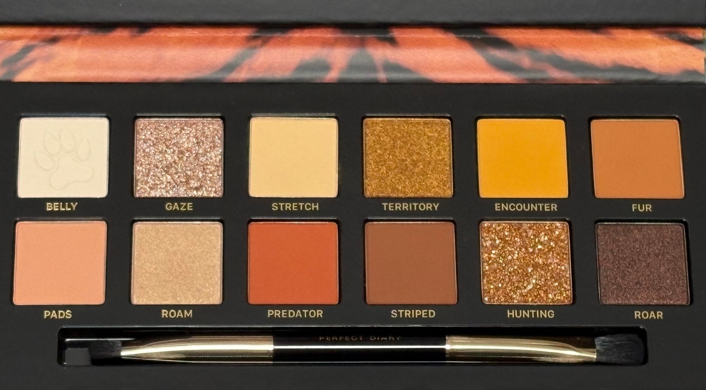 エクスプローラ12色 動物アイシャドウパレット/PERFECT DIARY/アイシャドウパレットを使ったクチコミ(2枚目)