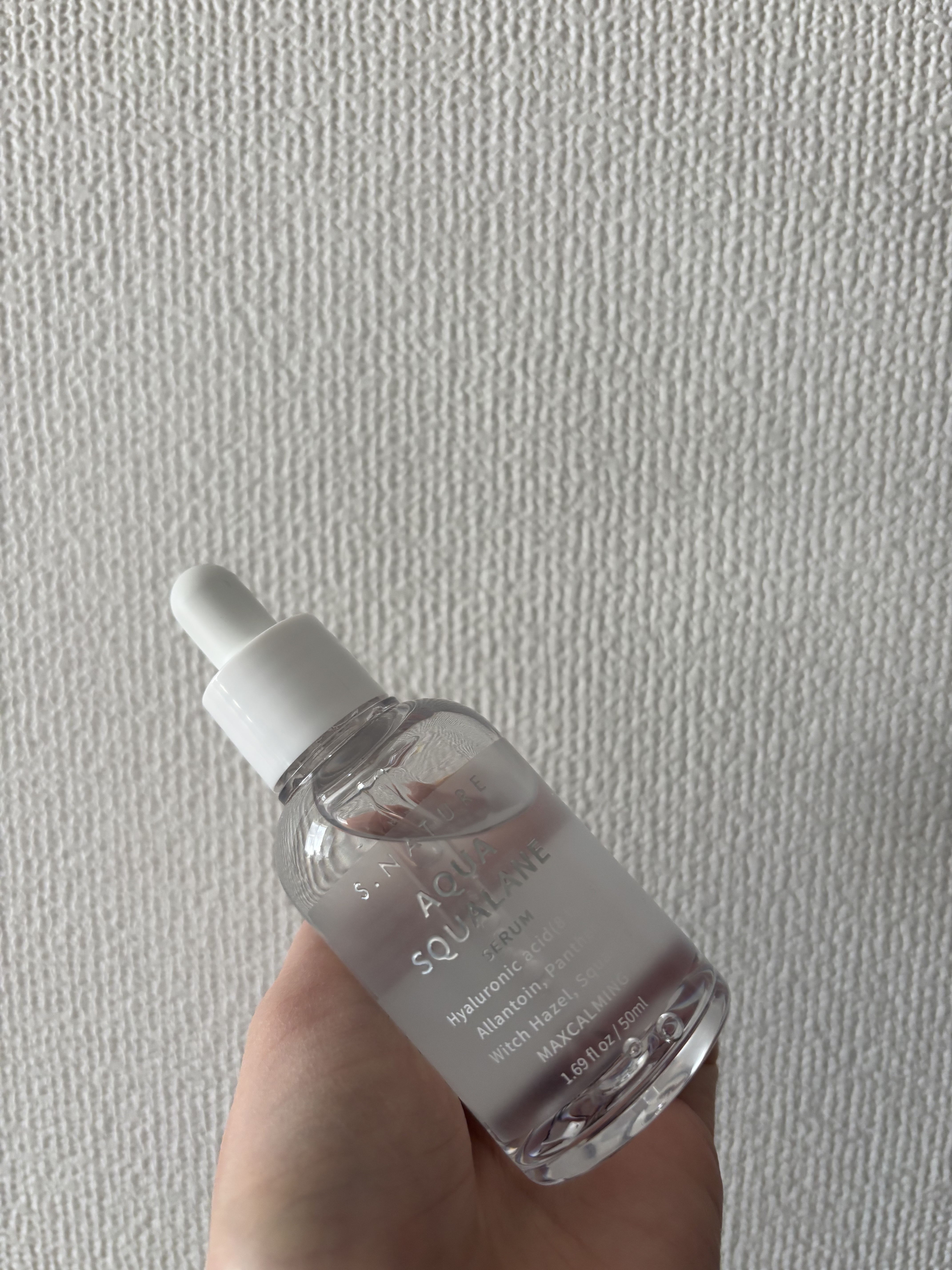 アクアスクワランセラム/S.NATURE/美容液を使ったクチコミ（1枚目）