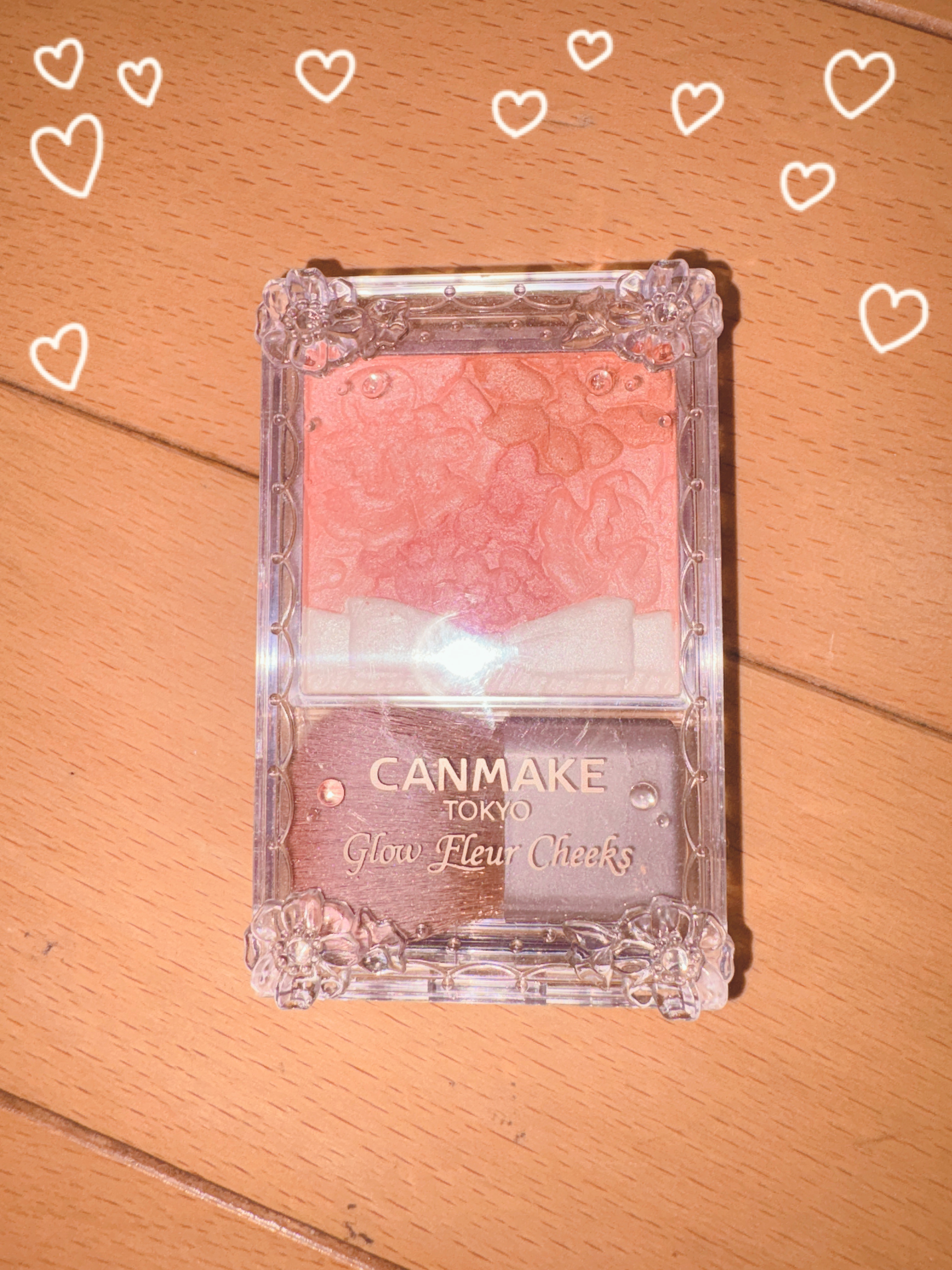 グロウフルールチークス/キャンメイク/パウダーチークを使ったクチコミ（1枚目）