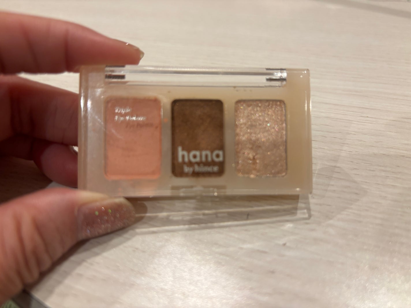 トリプルアイパレット/hana by hince/アイシャドウパレットを使ったクチコミ(1枚目)