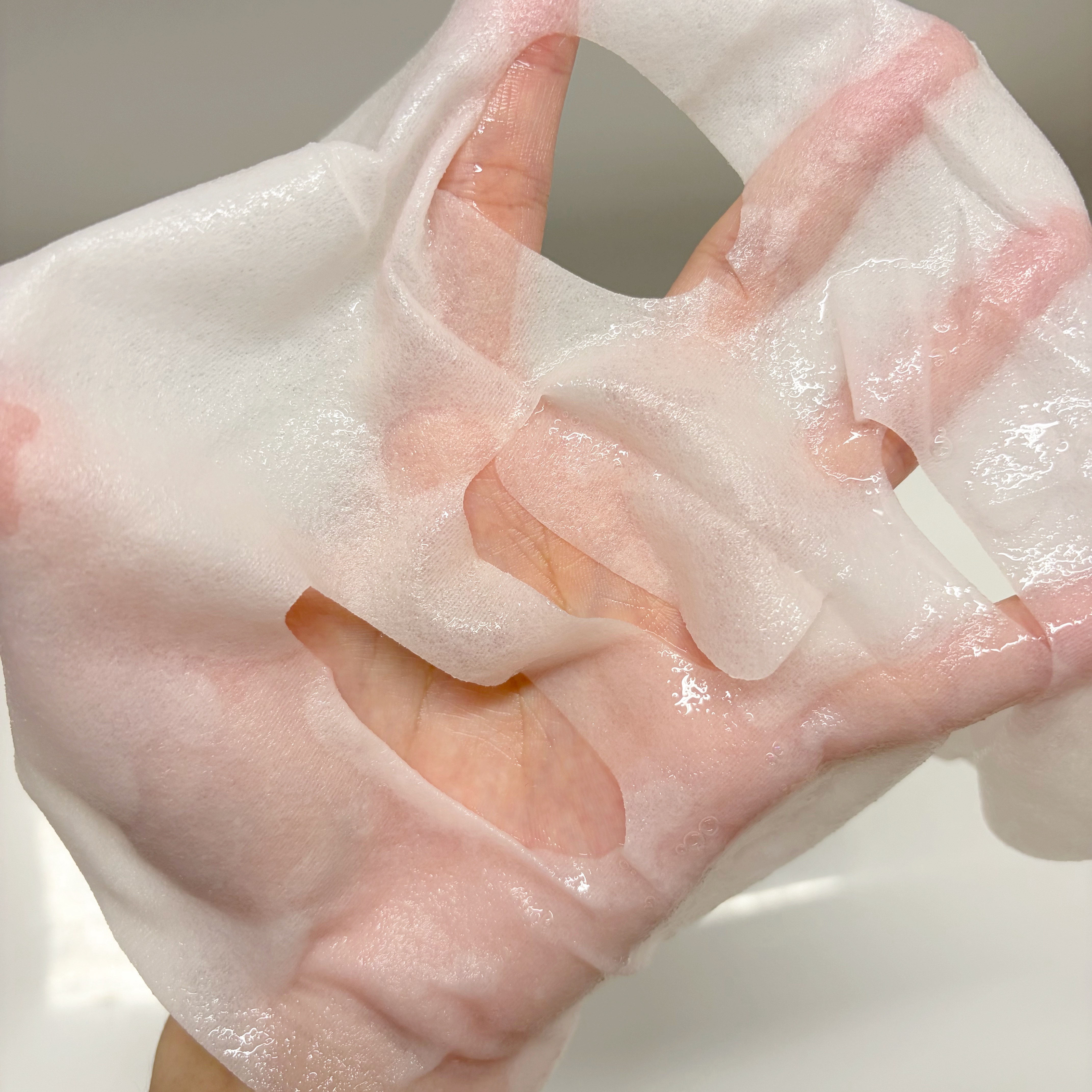 桃70％ナイアシンシートマスク 1枚入り/Anua/シートマスク・パックを使ったクチコミ（2枚目）