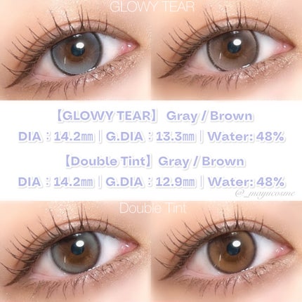 Double Tint 1day/OLENS/カラーコンタクトレンズを使ったクチコミ(2枚目)