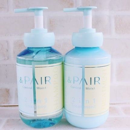 アンドペア コントロール モイスト 2in1 シャンプー&ヘアトリートメント/&PAIR/市販シャンプーを使ったクチコミ(1枚目)