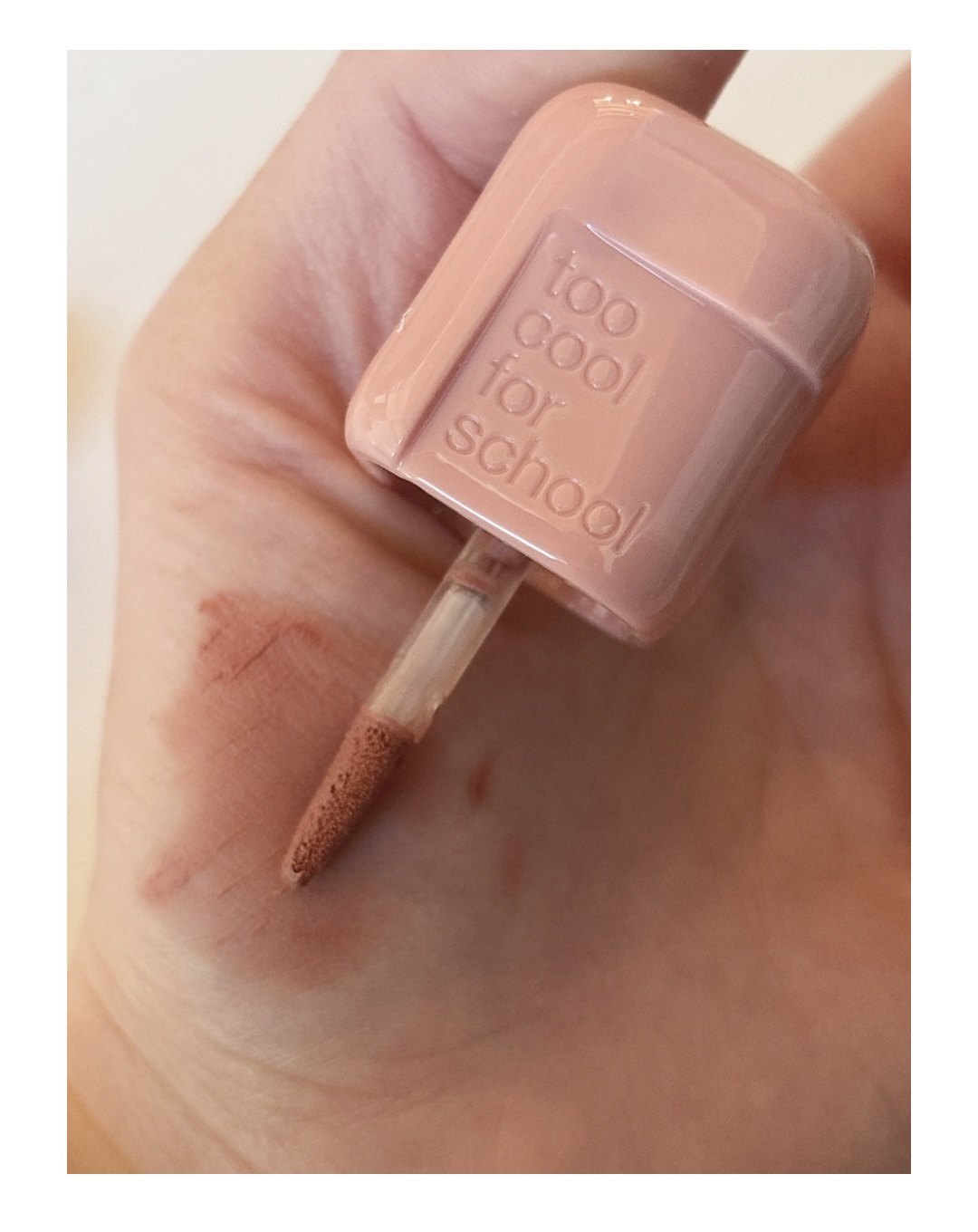 スウェイリップベルベット #02 ナッティーピンク/too cool for school/リップティントを使ったクチコミ（3枚目）