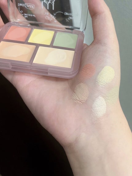 コンシールブレンダーパレット/LUNA/パレットコンシーラーを使ったクチコミ(3枚目)
