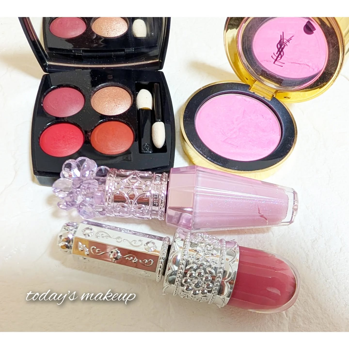 リップラッカー　ブルーミングガーランド/JILL STUART/口紅を使ったクチコミ（1枚目）