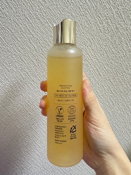 ビタトーニングセラムトナー/ダルバ/化粧水を使ったクチコミ(2枚目)