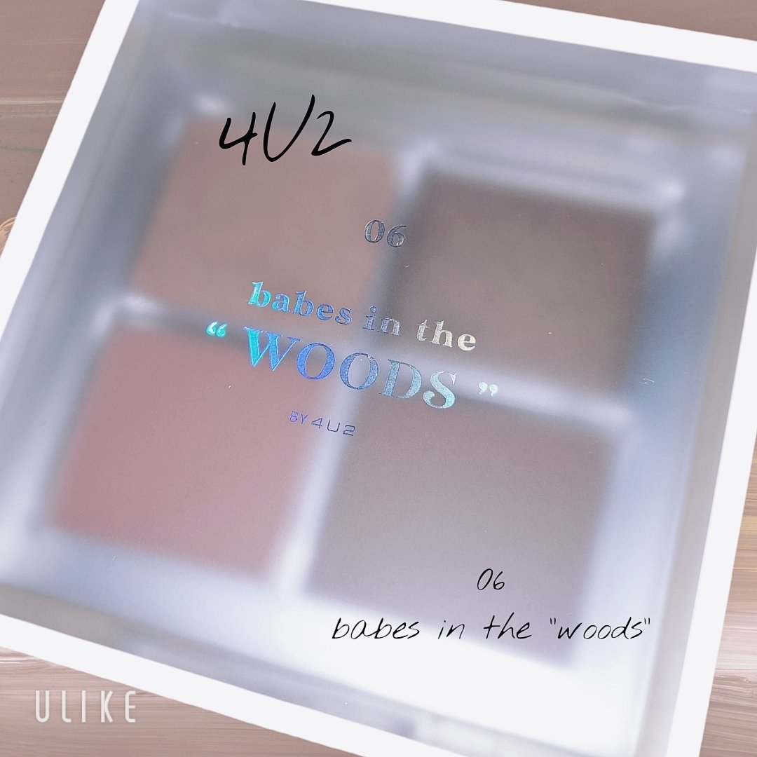 アイシャドウパレット 06 ベイブスインザウッド/4U2/アイシャドウパレットを使ったクチコミ（1枚目）